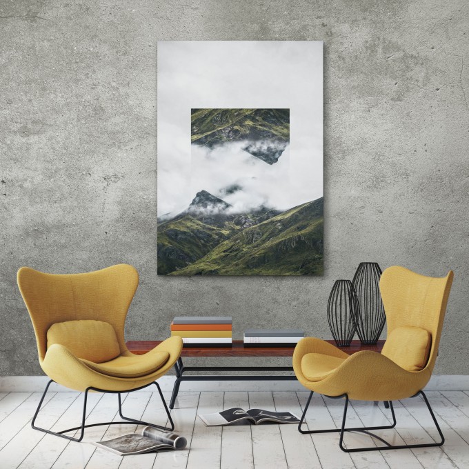 JOE MANIA / Modern Artprint Poster / Landscapes Mirrored 1 (Andes) DIN A4 - A0 JOE MANIA / Modern Artprint Poster / Landscapes Mirrored 1 (Andes) DIN A4 - A0