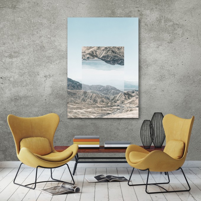 JOE MANIA / Modern Artprint Poster / Landscapes Mirrored 1 (Death Valley) DIN A4 - A0 JOE MANIA / Modern Artprint Poster / Landscapes Mirrored 1 (Death Valley) DIN A4 - A0