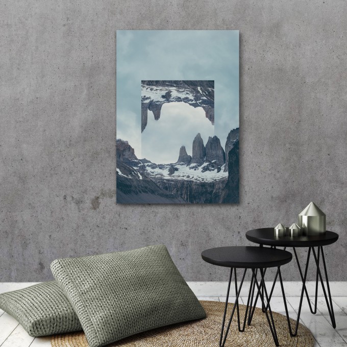 JOE MANIA / Modern Artprint Poster / Landscapes Mirrored 2 (Torres del Paine) DIN A4 - A0 JOE MANIA / Modern Artprint Poster / Landscapes Mirrored 2 (Torres del Paine) DIN A4 - A0