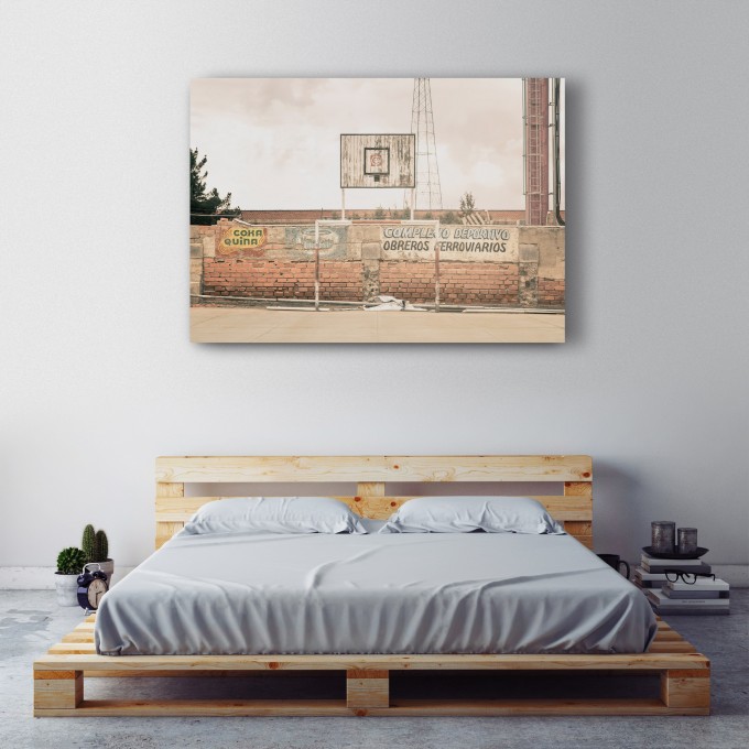 JOE MANIA / Modern Artprint Poster / Streetball Courts 1 (La Paz, Bolivia) DIN A4 - A0 JOE MANIA / Modern Artprint Poster / Streetball Courts 1 (La Paz, Bolivia) DIN A4 - A0