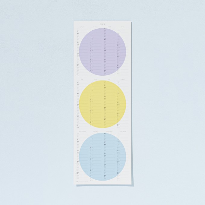 TEO - Wandkalender 2026 - color pop