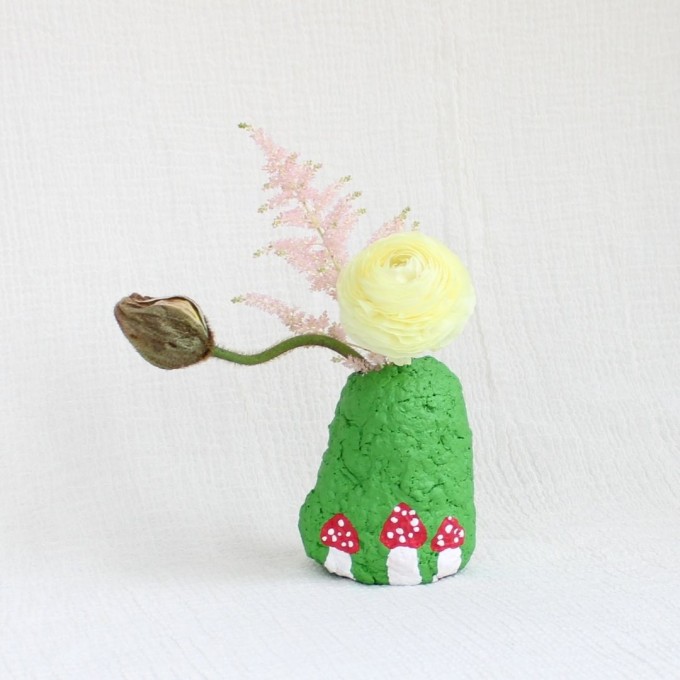 Catchup Studios - nachhaltige Vase - Green Mushroom Vase Catchup Studios - nachhaltige Vase - Green Mushroom Vase
