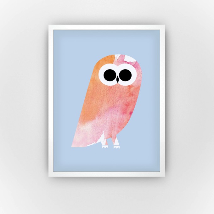 Peach Owl (Fine Art Bureau) Peach Owl (Fine Art Bureau)