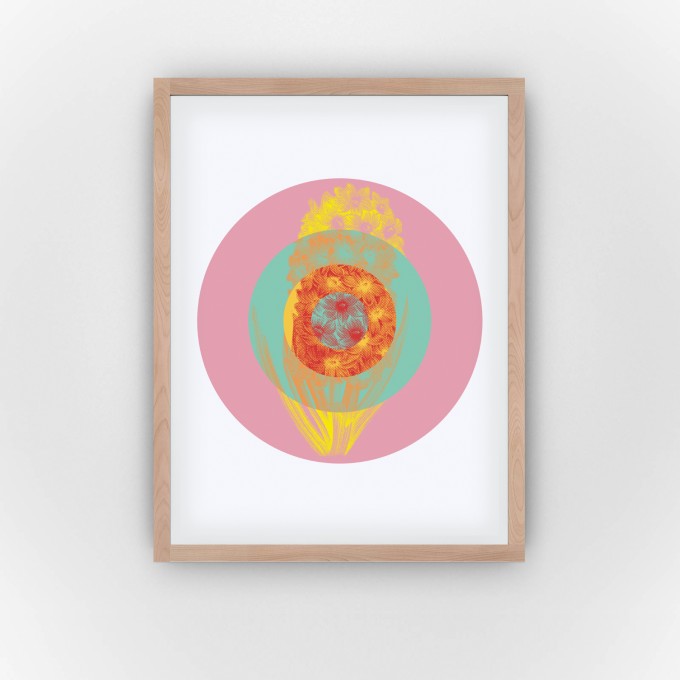 Floral Crosshair (Fine Art Bureau) Floral Crosshair (Fine Art Bureau)