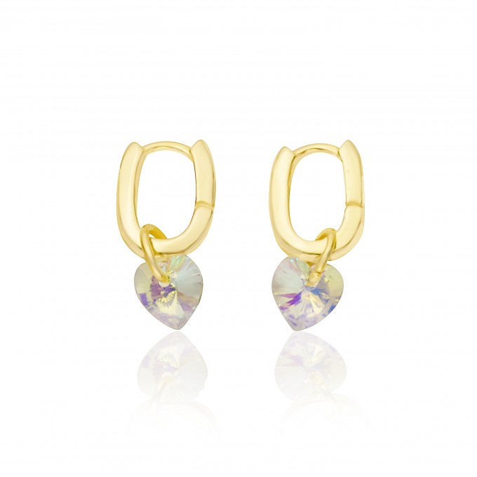 Valerie Chic - SPARKLE LOVE Creolen - 925 Silber Valerie Chic - SPARKLE LOVE Creolen - 925 Silber