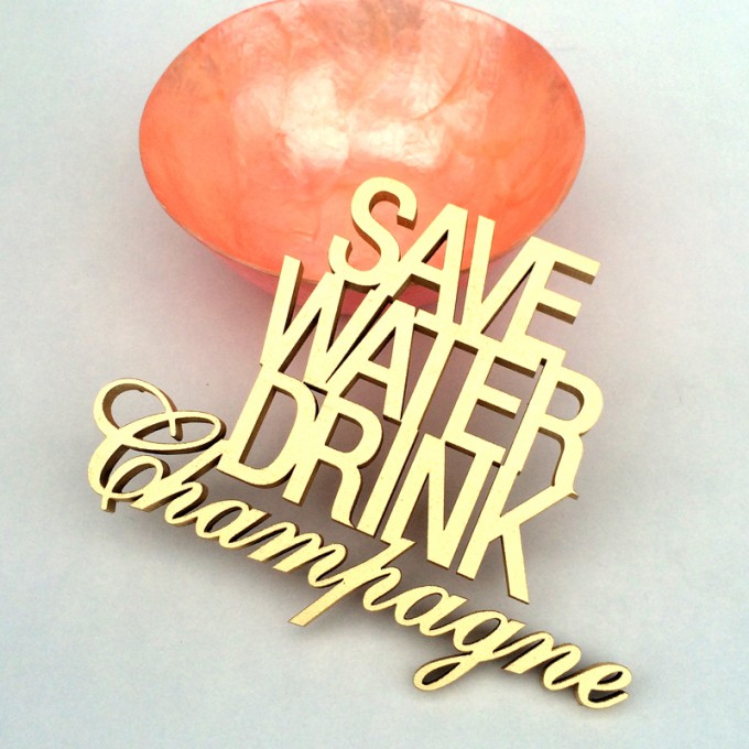 NOGALLERY SAVE WATER DRINK Champagne NOGALLERY SAVE WATER DRINK Champagne