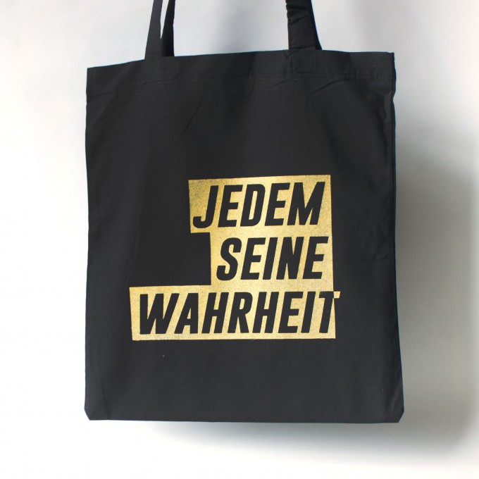 KINDERGELD JUTEBEUTEL "GÜNTER" JEDEM SEINE WAHRHEIT KINDERGELD JUTEBEUTEL "GÜNTER" JEDEM SEINE WAHRHEIT