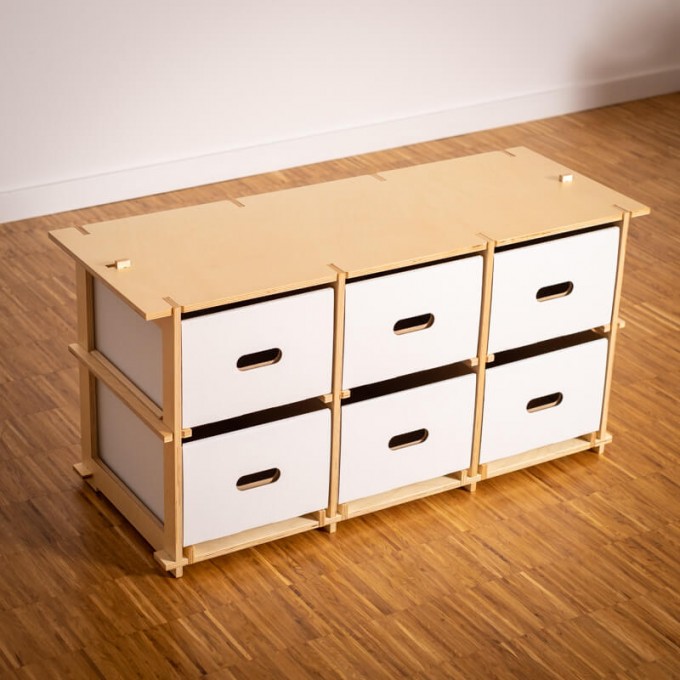 16boxes - Threebytwo (3x2) - Sitzbank 16boxes - Threebytwo (3x2) - Sitzbank