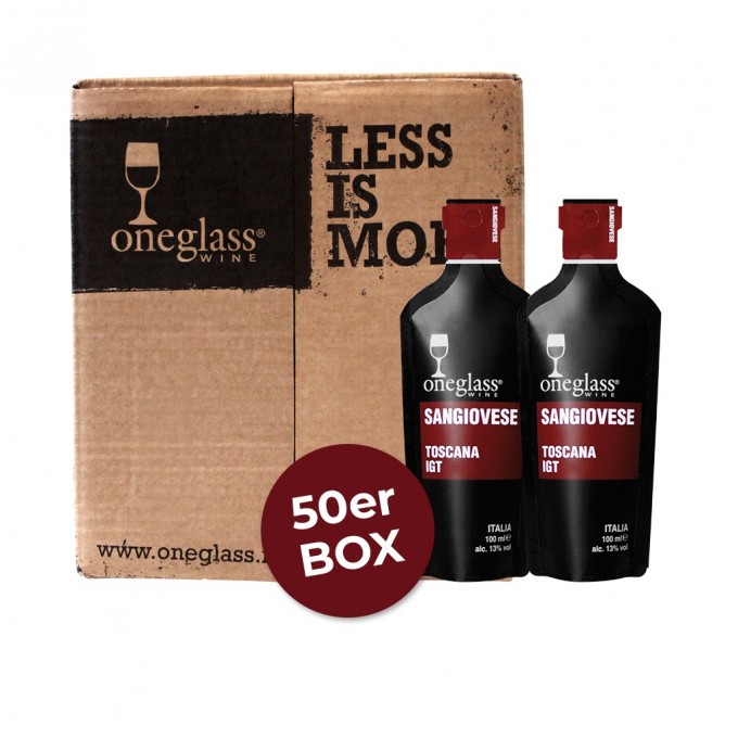 Sangiovese Box ONEGLASS 100ml Sangiovese Box ONEGLASS 100ml