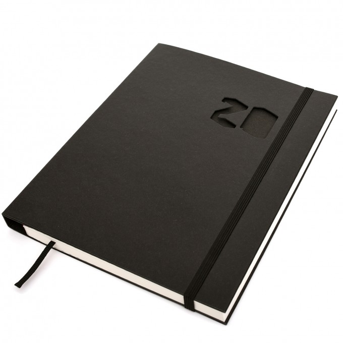 tyyp Kalender 2020 - Schweizer Broschur, Schwarz, Handmade tyyp Kalender 2020 - Schweizer Broschur, Schwarz, Handmade