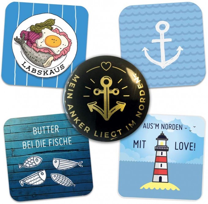 Stadtliebe® | Hamburg Flaschenöffner-Magnet und Magnet Flexible Magneten im 5er Set Stadtliebe® | Hamburg Flaschenöffner-Magnet und Magnet Flexible Magneten im 5er Set