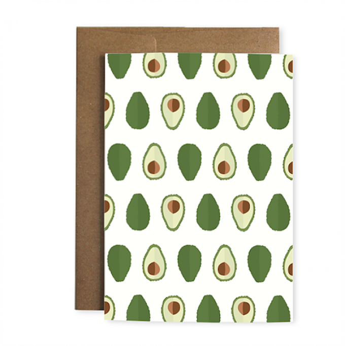 Edith schmuckes Papier "Avocado" Grußkarte Edith schmuckes Papier "Avocado" Grußkarte