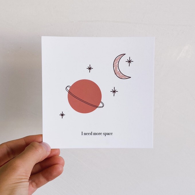 Designst - Postkarte More Space Designst - Postkarte More Space