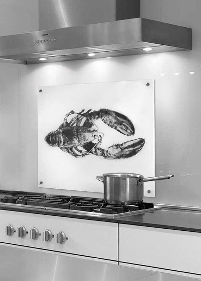 COGNOSCO Küchenrückwand Hummer - 90 x 60 cm - Druck auf Plexiglas COGNOSCO Küchenrückwand Hummer - 90 x 60 cm - Druck auf Plexiglas
