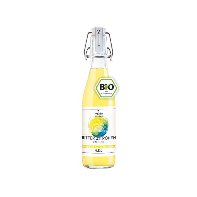 Bio Bitter-Zitronen-Sirupessenz (330ml) von 89Süd Manufaktur