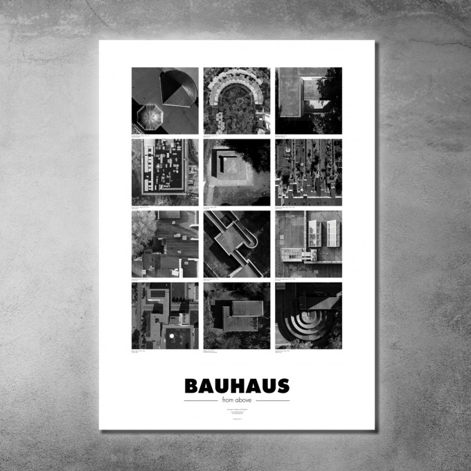 BAUHAUS Poster - from above DIN A1 BAUHAUS Poster - from above DIN A1