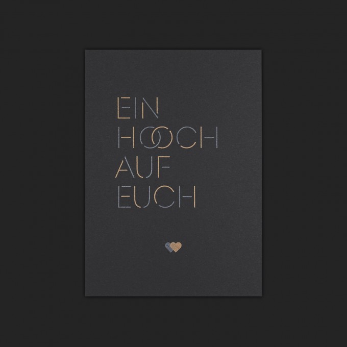 Feingeladen // LOVE STORIES // Ein Hoch auf Euch (Black Edition) – A6 Feingeladen // LOVE STORIES // Ein Hoch auf Euch (Black Edition) – A6