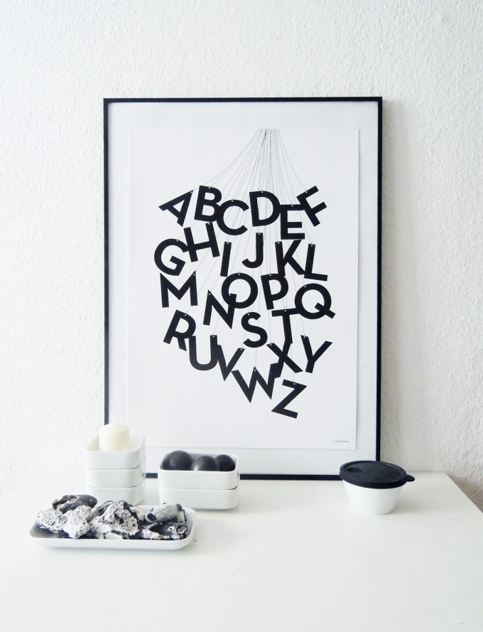 Held&Lykke ABC-Poster "ABCircus black" (DIN A2) Held&Lykke ABC-Poster "ABCircus black" (DIN A2)