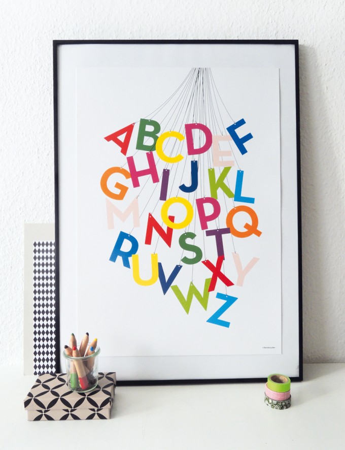 Held&Lykke ABC-Poster "ABCircus" (DIN A2) Held&Lykke ABC-Poster "ABCircus" (DIN A2)