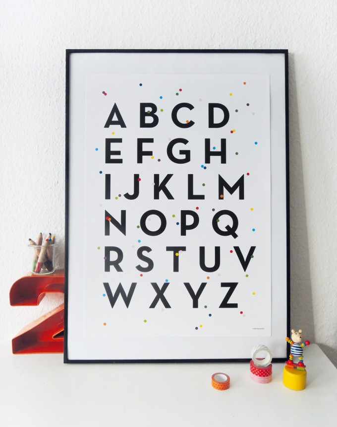 Held&Lykke ABC-Poster ABConfetti (DIN A2) Held&Lykke ABC-Poster ABConfetti (DIN A2)
