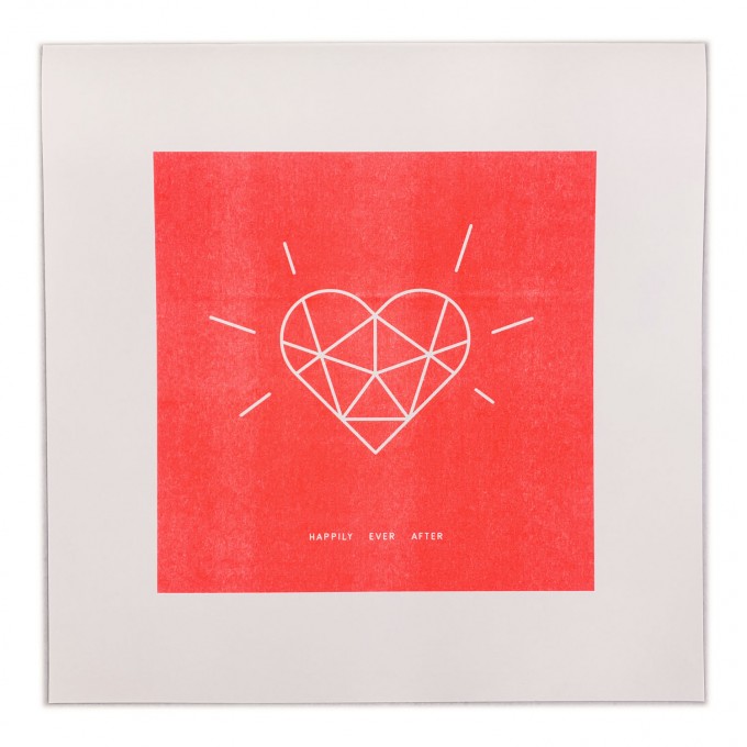 Feingeladen // SIMPLY DIVINE // Crystal Heart »Happily ever after« (FR), RISO-Kunstdruck, 30 x 30 cm Feingeladen // SIMPLY DIVINE // Crystal Heart »Happily ever after« (FR), RISO-Kunstdruck, 30 x 30 cm
