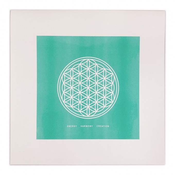 Feingeladen // SIMPLY DIVINE // Flower of Life »Energy Harmony Creation« (MI), RISO-Kunstdruck, 30 x 30 cm Feingeladen // SIMPLY DIVINE // Flower of Life »Energy Harmony Creation« (MI), RISO-Kunstdruck, 30 x 30 cm