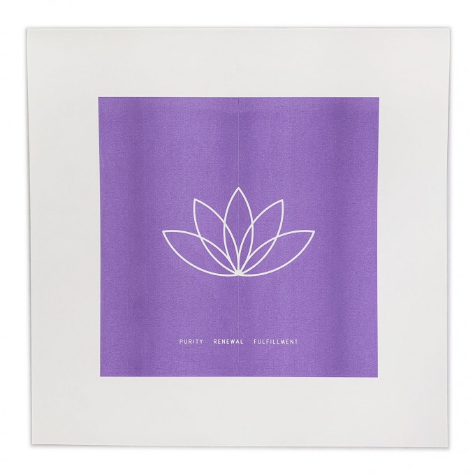 Feingeladen // SIMPLY DIVINE // Lotus Flower »Purity Renewal Fulfillment« (VT), RISO-Kunstdruck, 30 x 30 cm Feingeladen // SIMPLY DIVINE // Lotus Flower »Purity Renewal Fulfillment« (VT), RISO-Kunstdruck, 30 x 30 cm