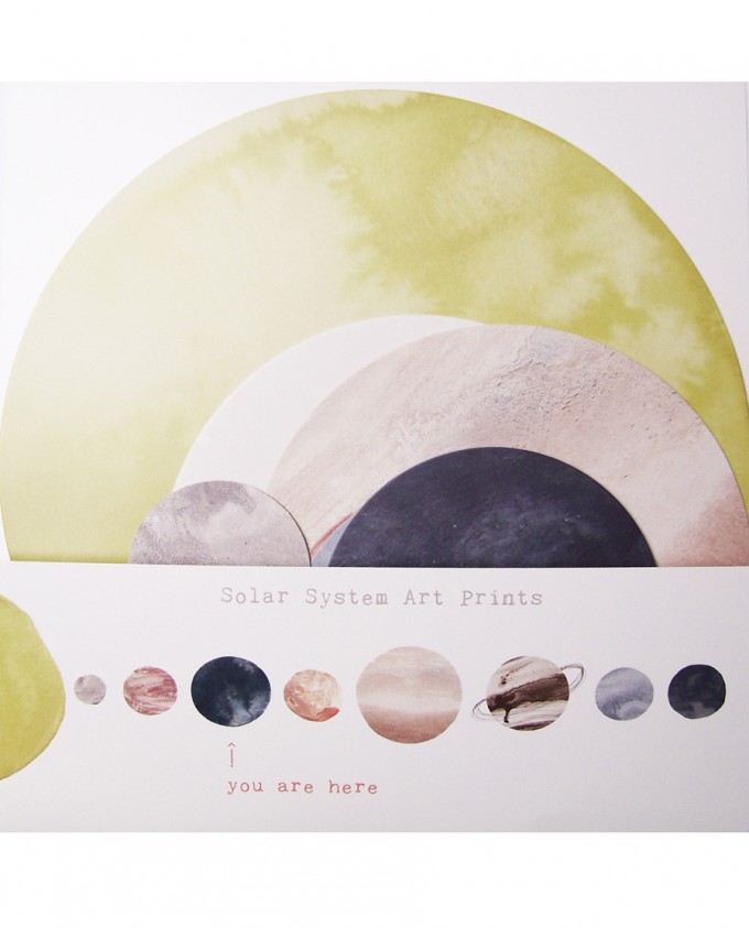 SOLAR SYSTEM PRINTS - ANNA COSMA SOLAR SYSTEM PRINTS - ANNA COSMA