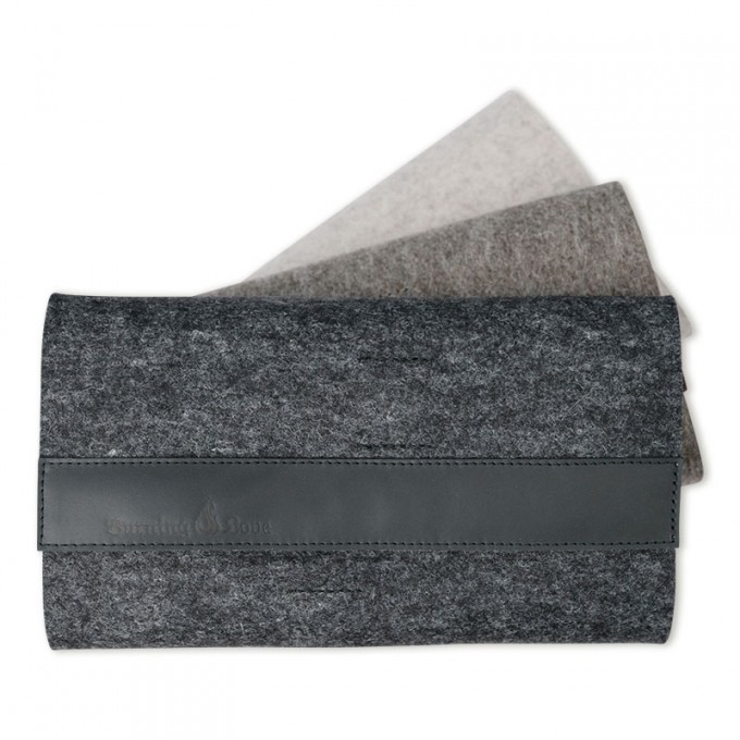 Buff Accessory Bag (Filz) - charcoal - Burning Love