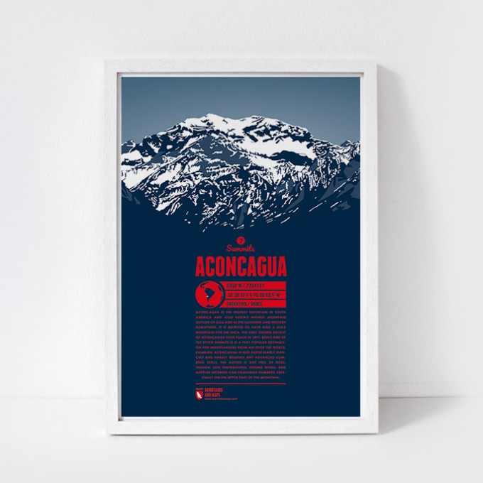 Marmota Maps – Aconcagua - Bergdruck Marmota Maps – Aconcagua - Bergdruck