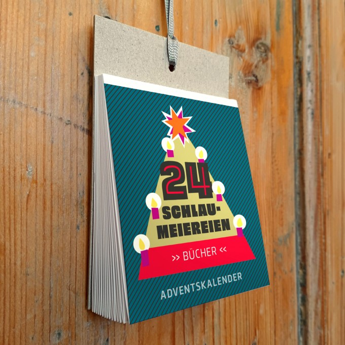 Schlaumeier-Adventskalender „Bücher“ – 24 Rätsel für Buchliebhaber