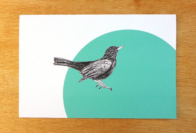 playfulsolutions Postkarten "Amsel" playfulsolutions Postkarten "Amsel"