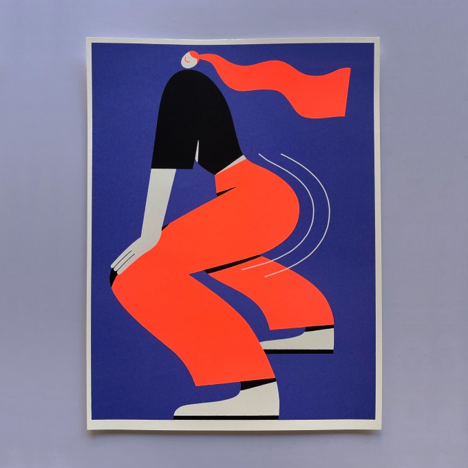 Anne Albert – Dancing With Myself _04 – 30 x 40 cm