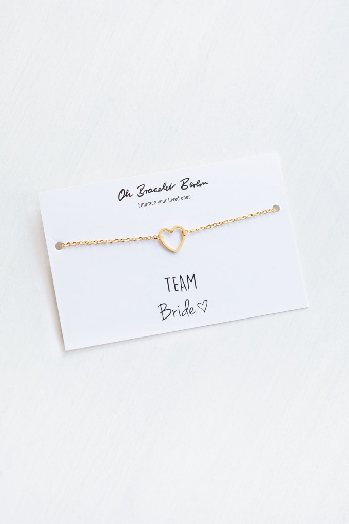 Oh Bracelet Berlin - Armband »Trauzeugin« | vergoldet Oh Bracelet Berlin - Armband »Trauzeugin« | vergoldet