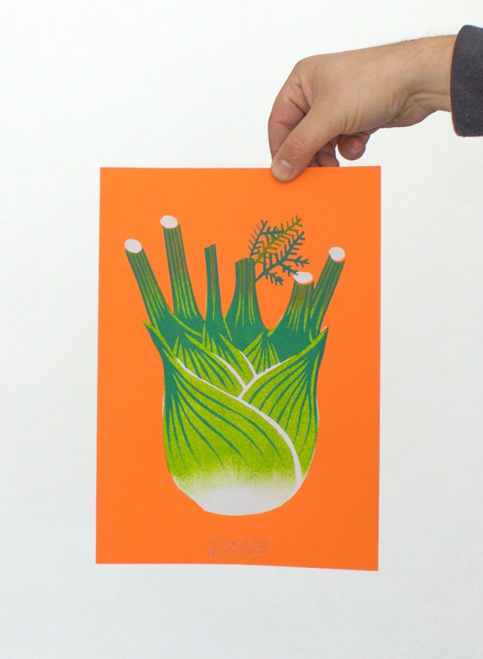 Martin Krusche – Artprint Stencil »Fenchel« DINA4 Martin Krusche – Artprint Stencil »Fenchel« DINA4