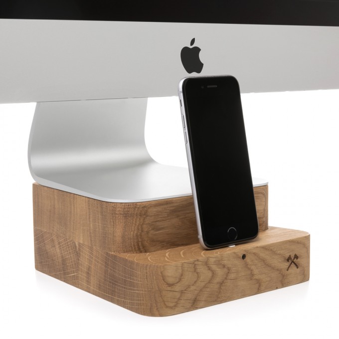 Woodcessories - EcoFoot Dock Edt. - Premium iMac Stand + iPhone Dock für den Apple iMac & alle iPhones aus massivem Holz (iMac 27“, Eiche)
Woodcessories - EcoFoot Dock Edt. - Premium iMac Stand + iPhone Dock für den Apple iMac & alle iPhones aus massivem Holz (iMac 27“, Eiche)