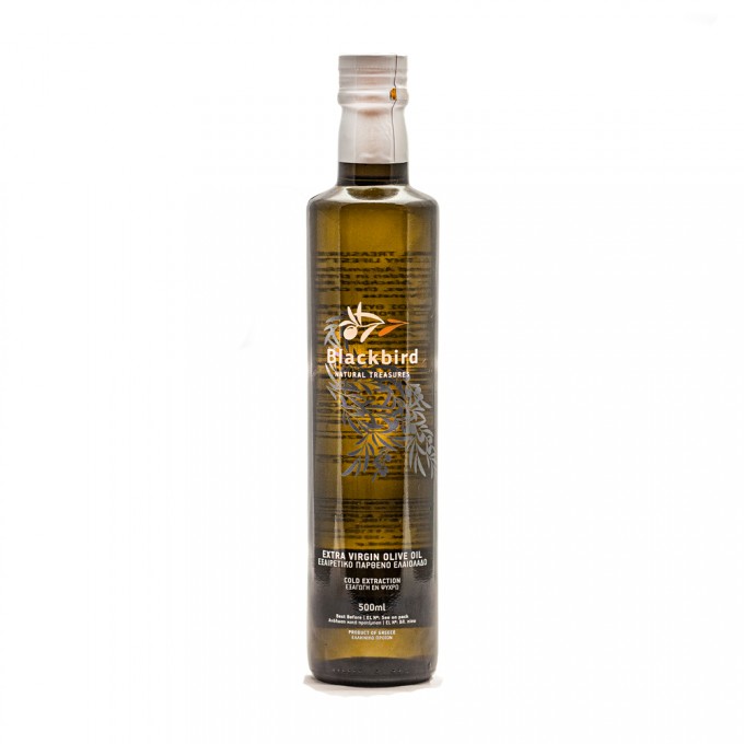 BLACKBIRD Olivenöl Extra Nativ - 500ml Glasflasche
