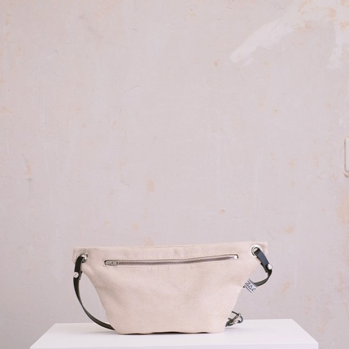 ZACAMO – Bauchtasche • Suede • beige • ZACAMO – Bauchtasche • Suede • beige •