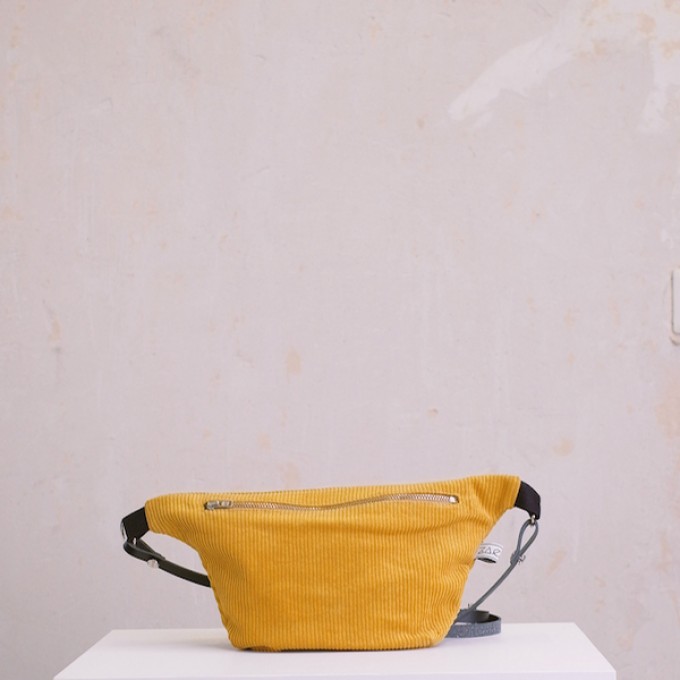 ZACAMO – Bauchtasche •Cord• currygelb ZACAMO – Bauchtasche •Cord• currygelb