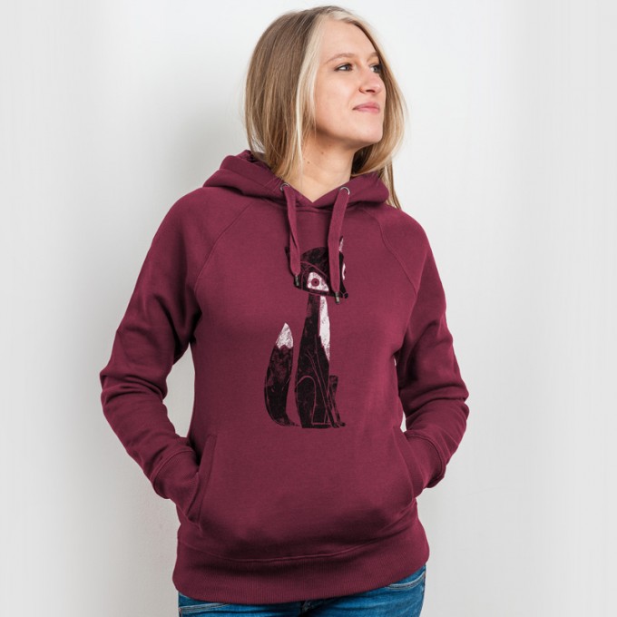 Keregan* – Lovely Fox - Organic Cotton Unisex Hoodie Keregan* – Lovely Fox - Organic Cotton Unisex Hoodie