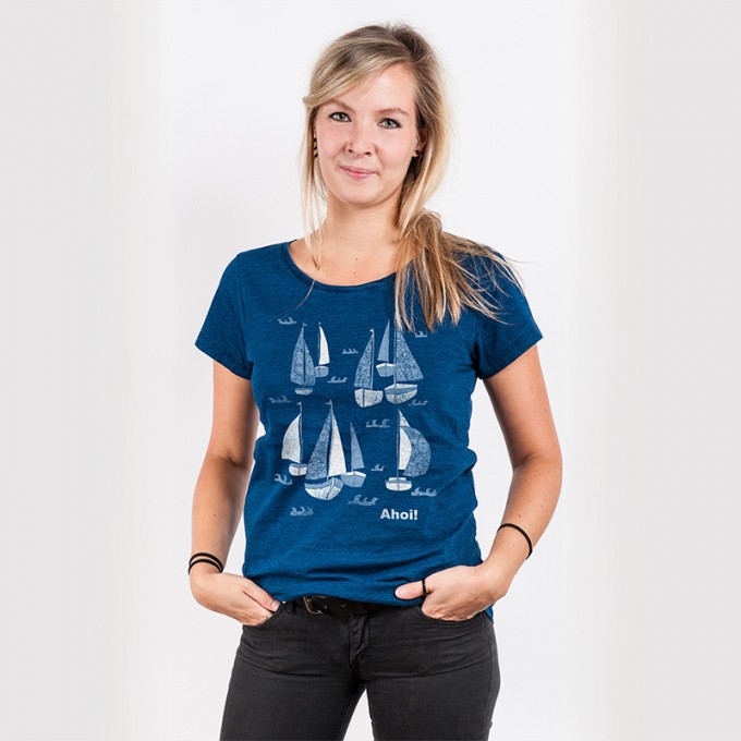 Keregan* – Schiff Ahoi! - Ladies Organic Cotton T-Shirt Keregan* – Schiff Ahoi! - Ladies Organic Cotton T-Shirt