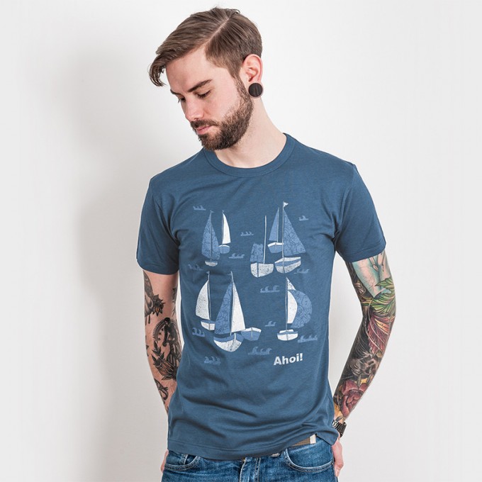 Keregan* – Schiff Ahoi! - Organic Bamboo T-Shirt Keregan* – Schiff Ahoi! - Organic Bamboo T-Shirt