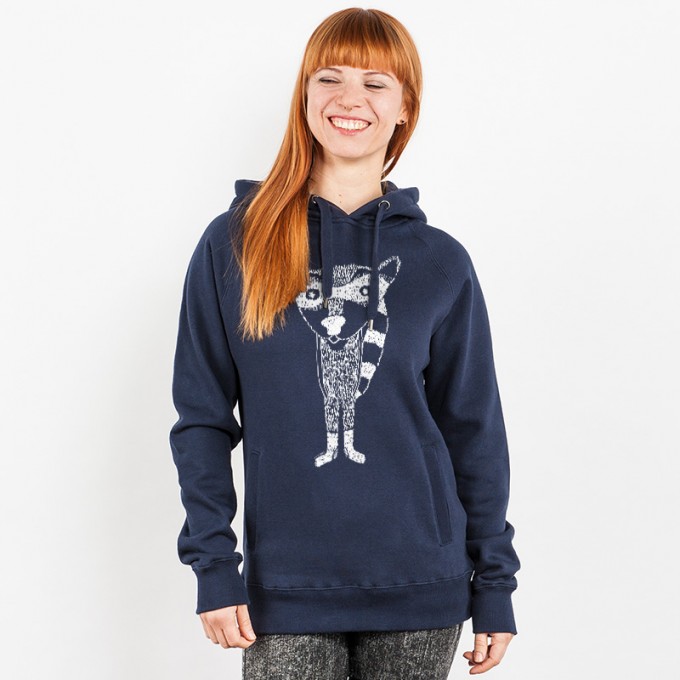 Keregan* – Waschbär - Organic Cotton Unisex Hoodie Keregan* – Waschbär - Organic Cotton Unisex Hoodie