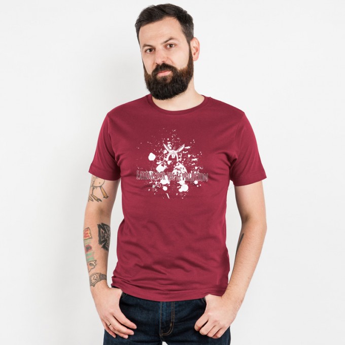 Rabbit Revolution – Eating for the Revolution - Organic Cotton T-Shirt Rabbit Revolution – Eating for the Revolution - Organic Cotton T-Shirt