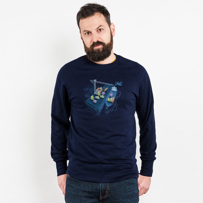 Robert Richter – Game Port - Organic Cotton Sweatshirt Robert Richter – Game Port - Organic Cotton Sweatshirt