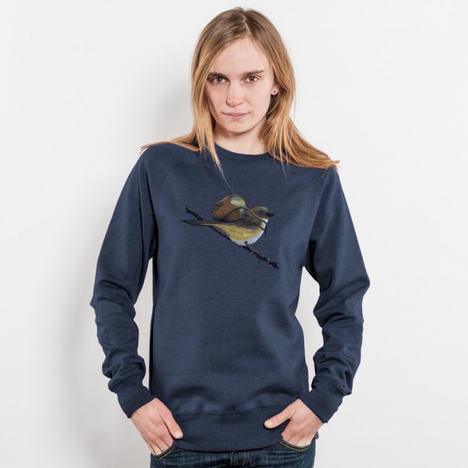 Robert Richter Save the Planet BirdUnisex Recycled Organic Sweatshirt Robert Richter Save the Planet BirdUnisex Recycled Organic Sweatshirt