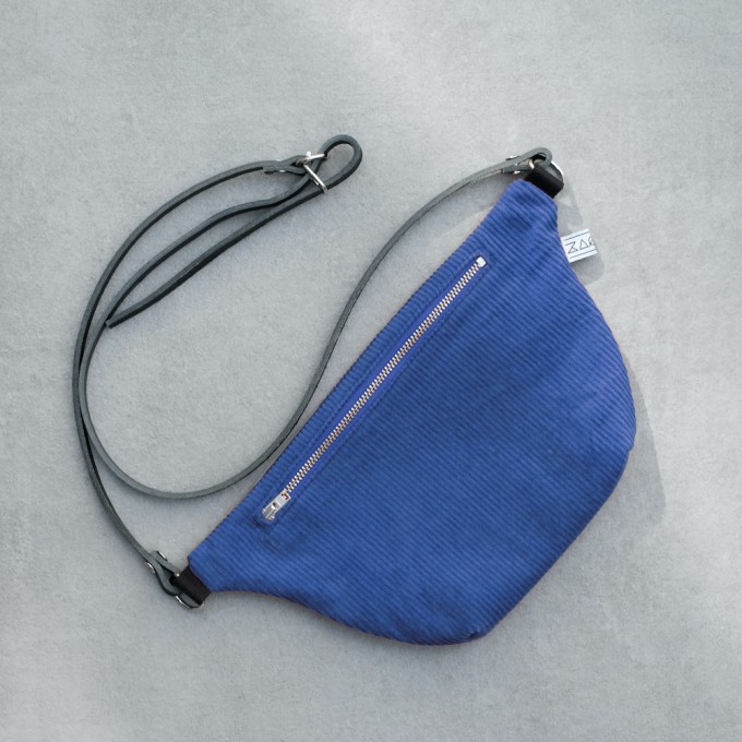 ZACAMO – Bauchtasche •Cord• kobaltblau ZACAMO – Bauchtasche •Cord• kobaltblau
