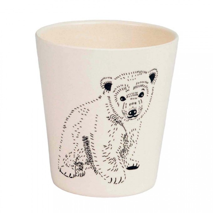 nuukk Bambus Becher Bären nuukk Bambus Becher Bären