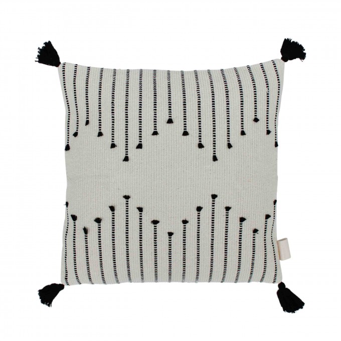 adorist - Boho Kissenbezug Tassel, quadratisch adorist - Boho Kissenbezug Tassel, quadratisch