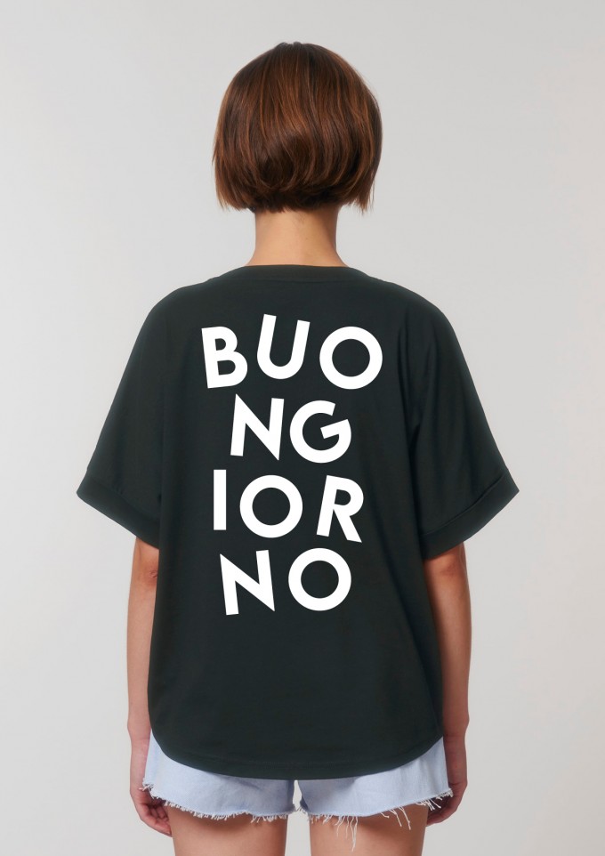 Love is the new black - "Buongiorno / Black T-Shirt" Love is the new black - "Buongiorno / Black T-Shirt"